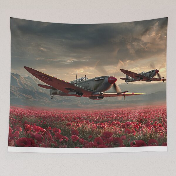 Item preview, Scarlet Field, Silver Wings designed and sold by Skyframe Aviation.