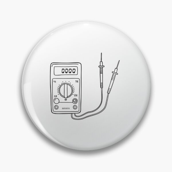 Item preview, A test meter with clipped probes near a fuse box designed and sold by rasagamastore.