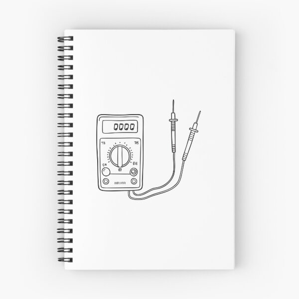 Item preview, A test meter with clipped probes near a fuse box designed and sold by rasagamastore.