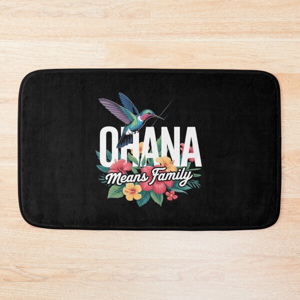 Item preview, Ohana Means Family Hawaii Hibiscus Flower designed and sold by ticlitule.