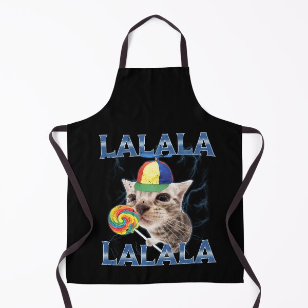 Item preview, Silly Lalala Cat Meme With Propeller Hat And Candy designed and sold by elderberry.