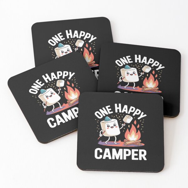 Item preview, One Happy Camper Toddler Boy Funny Marshmallow Camping designed and sold by BiellaSar.