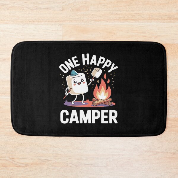 Item preview, One Happy Camper Toddler Boy Funny Marshmallow Camping designed and sold by BiellaSar.