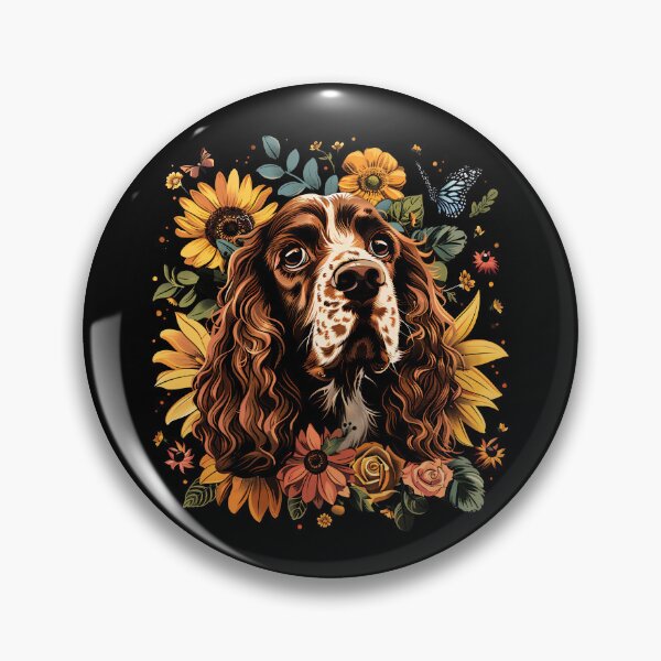 Item preview, Funny Welsh Springer Spaniel Floral Colorful Mom Dad Kids designed and sold by rafaeltto.