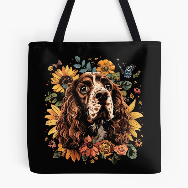 Item preview, Funny Welsh Springer Spaniel Floral Colorful Mom Dad Kids designed and sold by rafaeltto.
