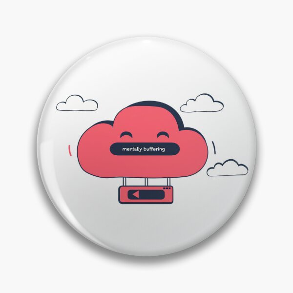 Item preview, Sad Cloud – Mentally Buffering designed and sold by Overthink Juice.