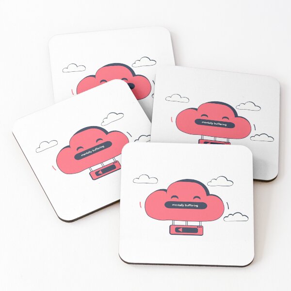 Item preview, Sad Cloud – Mentally Buffering designed and sold by Overthink Juice.