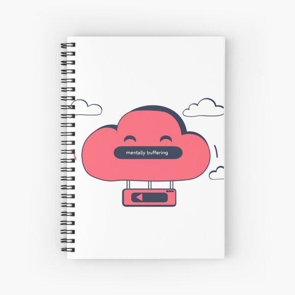 Item preview, Sad Cloud – Mentally Buffering designed and sold by Overthink Juice.