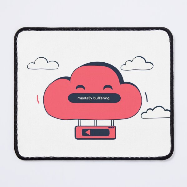 Item preview, Sad Cloud – Mentally Buffering designed and sold by Overthink Juice.