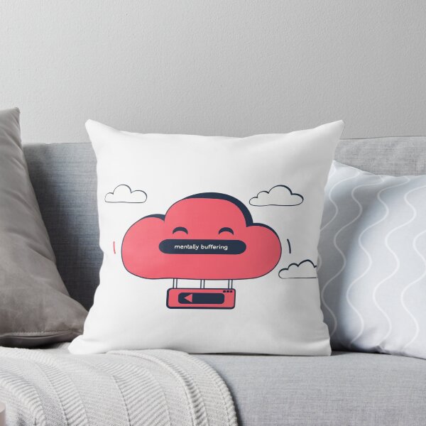 Item preview, Sad Cloud – Mentally Buffering designed and sold by Overthink Juice.