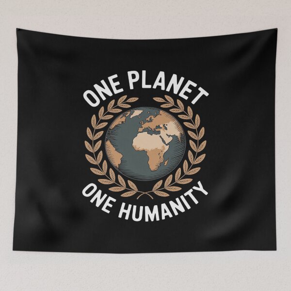 Item preview, One Planet One Humanity Human Love Peace Statement designed and sold by BiellaSar.