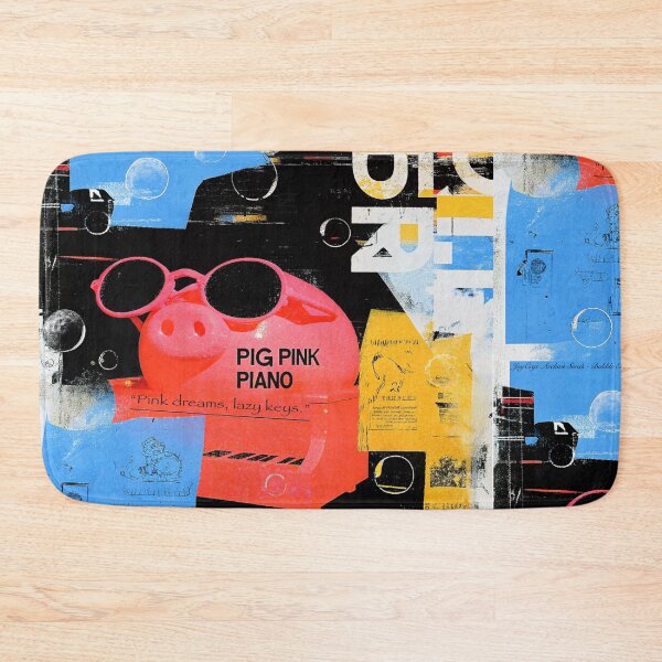 Item preview, Pig Pink Piano – Bubble Edition designed and sold by joycrysstudio.