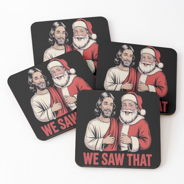 Item preview, We Saw That Jesus and Santa Claus designed and sold by VladoZork.