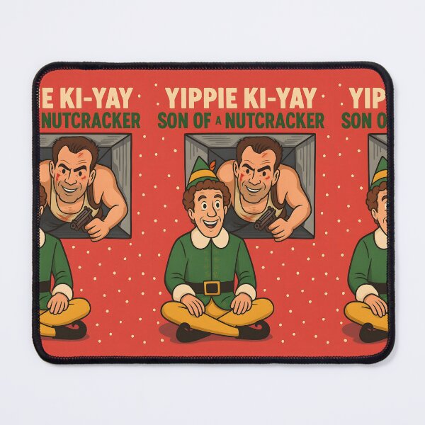 Item preview, Die Hard x Elf Mashup designed and sold by Partnerporium.