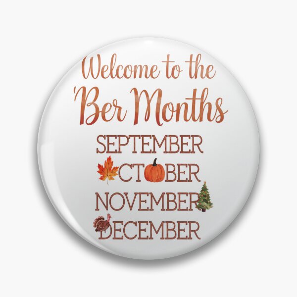 Item preview, Welcome to the Ber Months SEPTEMBER OCTOBER NOVEMBER DECEMBER designed and sold by VladoZork.