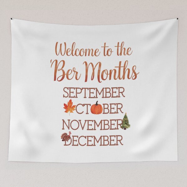 Item preview, Welcome to the Ber Months SEPTEMBER OCTOBER NOVEMBER DECEMBER designed and sold by VladoZork.