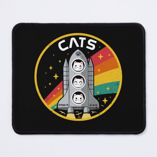 Item preview, Paw 11 Space Mission – Retro Cats in Rocket designed and sold by erion5k.