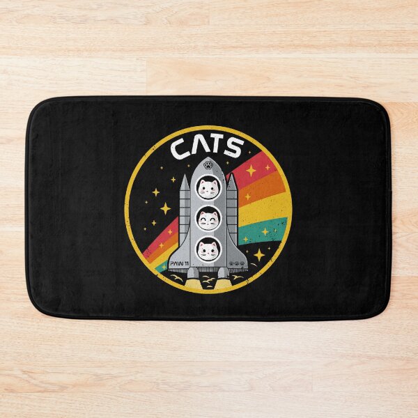 Item preview, Paw 11 Space Mission – Retro Cats in Rocket designed and sold by erion5k.