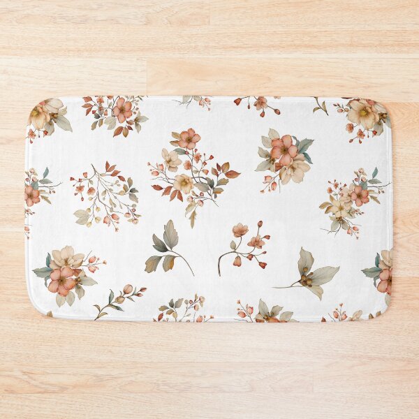 Item preview, Autumn Watercolour Wildflowers designed and sold by Honey Myrtle Studio.