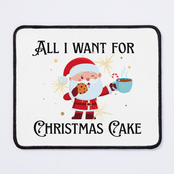 Item preview, Santa with Hot Cocoa and Cookie | Cute Christmas Design | Christmas Cake designed and sold by luckyhue.