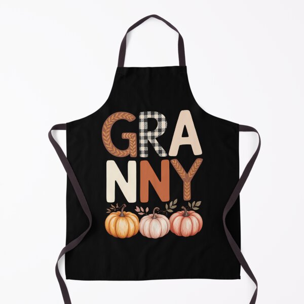 Item preview, Granny Fall Theme Autumn Pumpkins Leaves designed and sold by PunkNation-Arts.