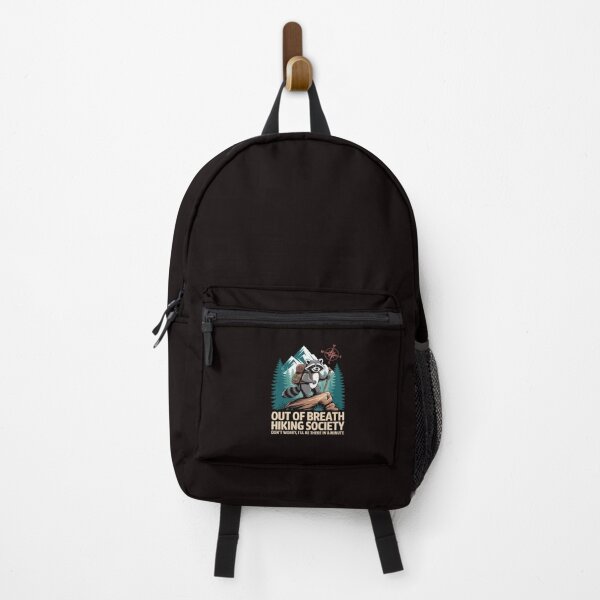 Item preview, Out Of Breath Hiking Society Camping Raccoon Hiking designed and sold by August4Laughs25.