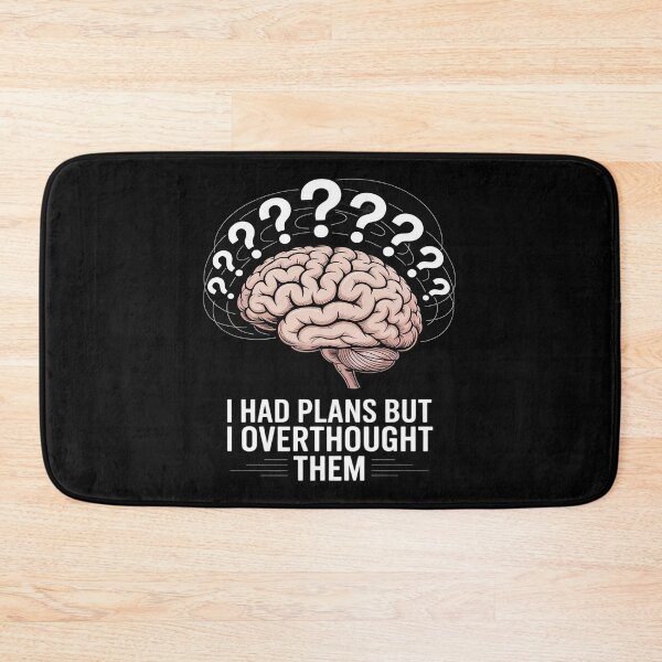 Item preview, Overthinking Perfectionist Funny Procrastinator Decisions designed and sold by August4Laughs25.