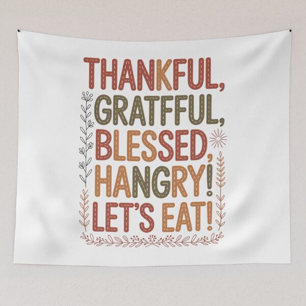 Item preview, Grateful thankful blessed Grateful thankful Thanksgiving designed and sold by PunkNation-Arts.