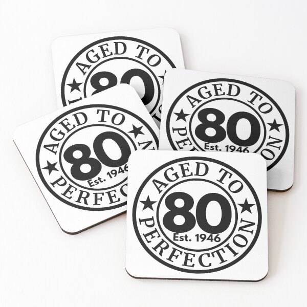 Item preview, Aged to Perfection 80 1946 | 80th Birthday Anniversary Celebration designed and sold by highflycrafts.