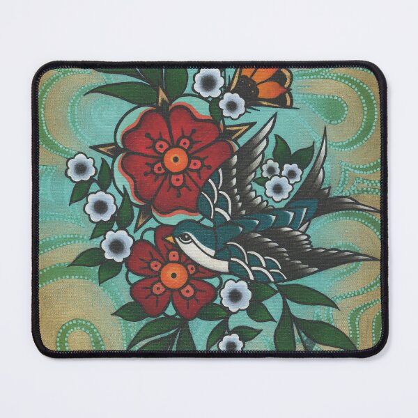 Item preview, Bird and flowers I designed and sold by Bearskin Lake Studio.