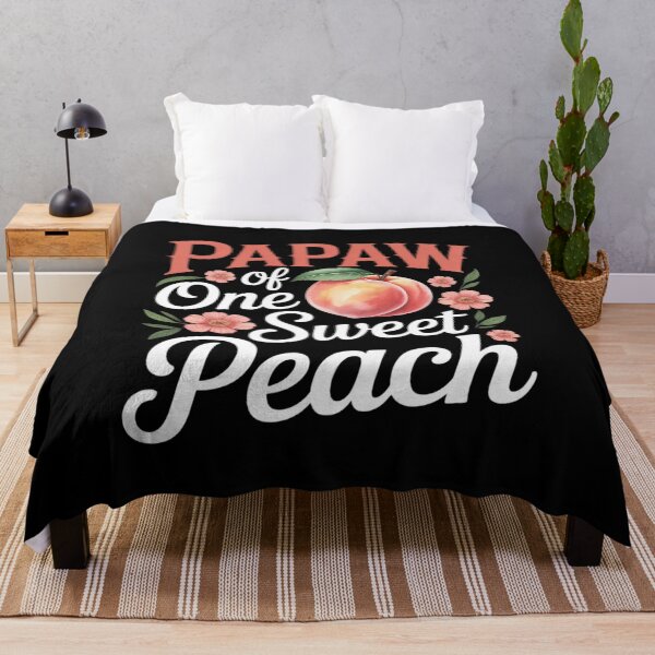 Item preview, Papaw Of One Sweet Peach 1st First Birthday Girl Family designed and sold by Idarmotar.