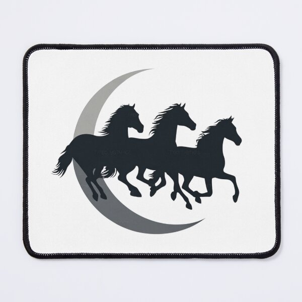 Item preview, Three Horse Moon — Minimalist Silhouette designed and sold by Tommy's Arts.