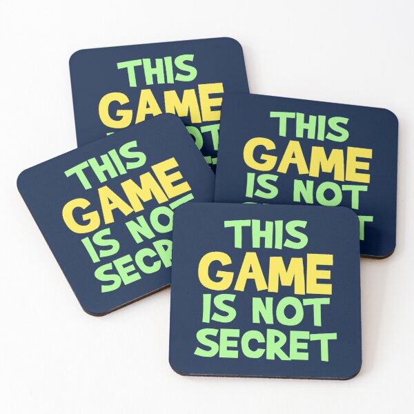 Item preview, This Game is Not Secret Active  designed and sold by MarthaHypatia.