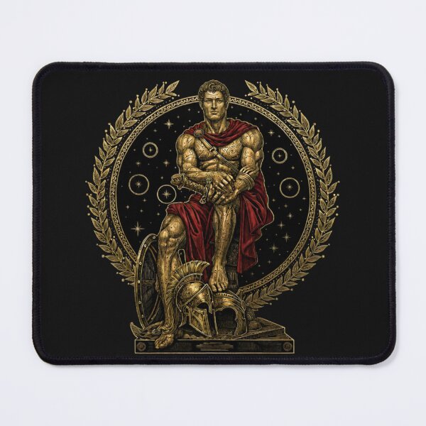 Item preview, Ares Greek God of War - Resting Warrior Sculpture Art designed and sold by MythoWorldddd.