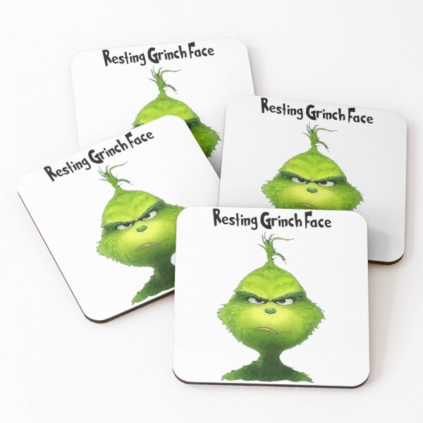 Item preview, Resting Grinch Face | Funny Christmas Meme Design designed and sold by TREYA ALLEN.