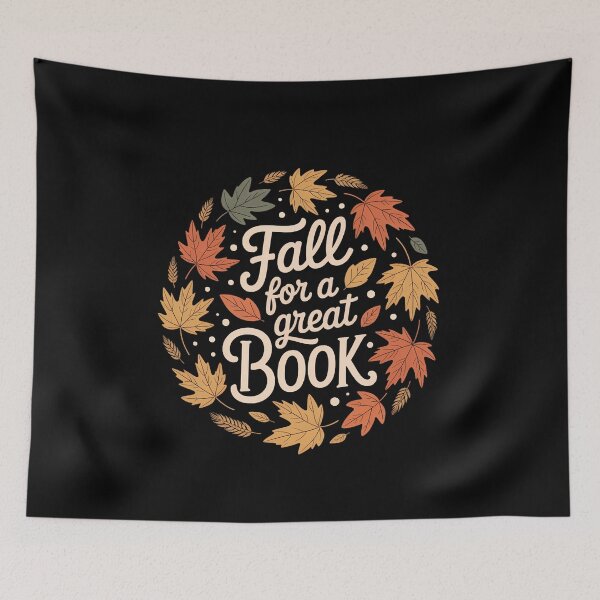 Item preview, Fall For A Great Book Reading Librarian Autumn Teacher designed and sold by HellD3vil-Art.