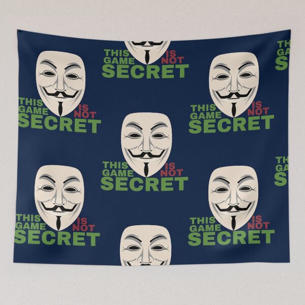Item preview, THIS GAME IS NOT SECRET_ man (1) designed and sold by MarthaHypatia.