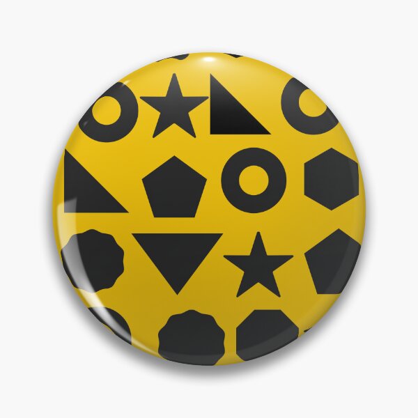 Item preview, Geometric Shapes Pattern – Black on Yellow Modern Abstract Design designed and sold by Cultradesign.