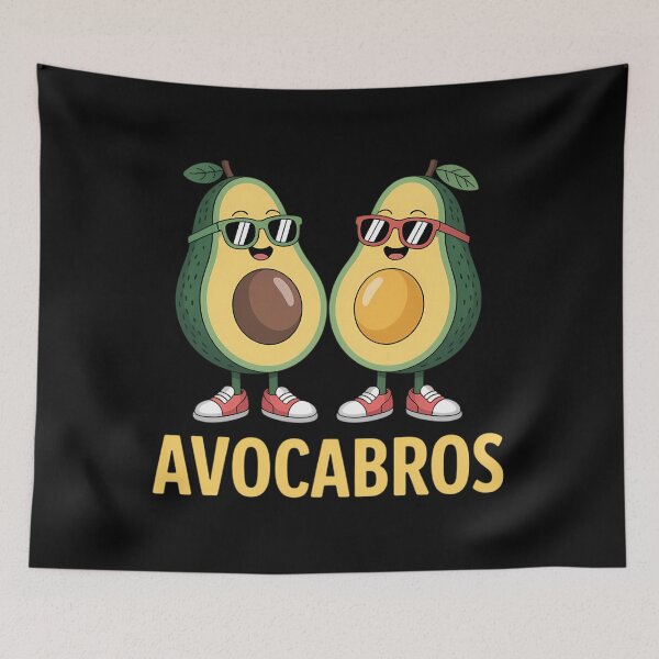 Item preview, Avocabros Avocado Brother Vegan designed and sold by Moon-Ape.