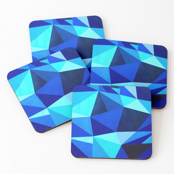 Aperçu de l'œuvre Bleu géométrique créée et vendue par Bearskin Lake Studio.