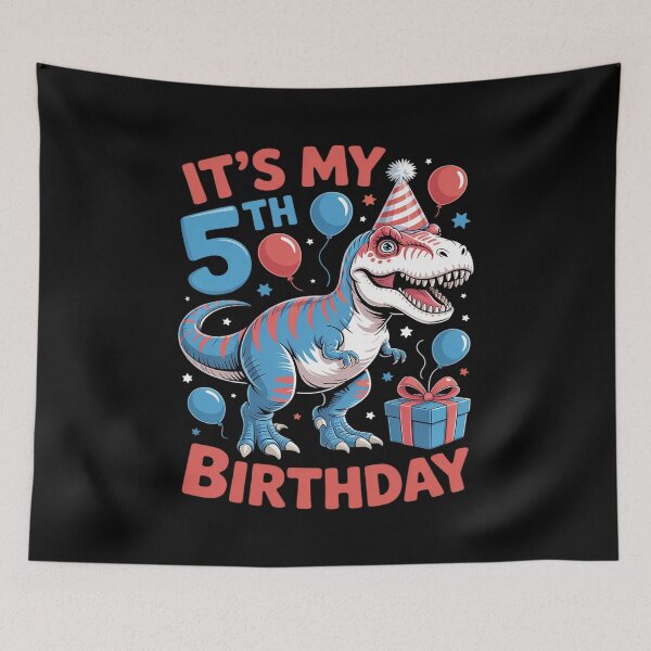 Item preview, Patriotic Dinosaur 5th Birthday Party designed and sold by petrichorsworld.