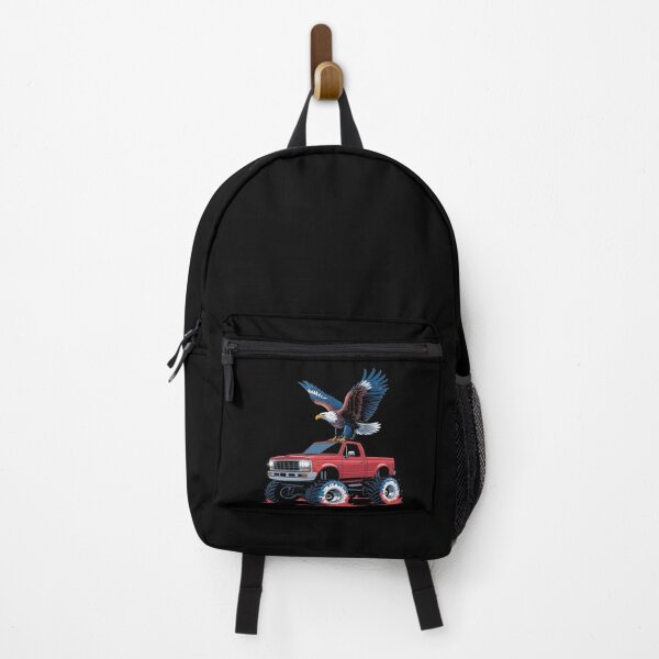 Item preview, Patriotic Eagle Riding Monster Truck Splash designed and sold by petrichorsworld.