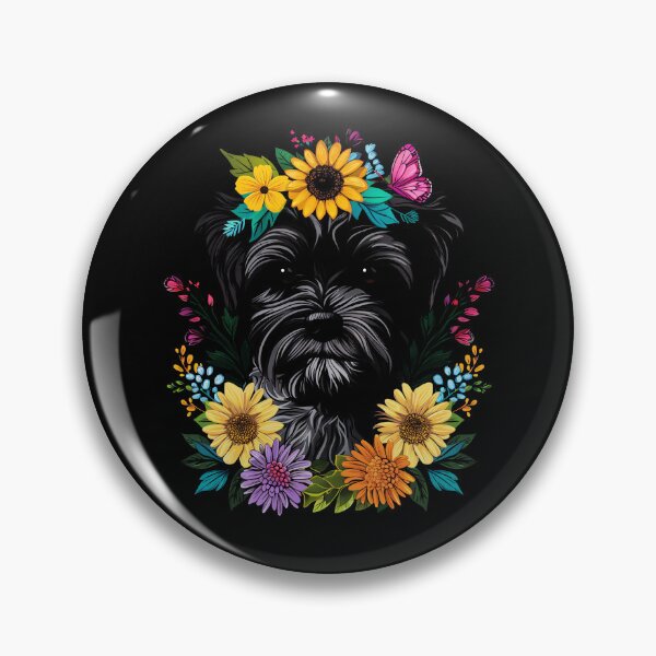Item preview, Funny Schnoodle Floral Colorful Mom Dad Kids designed and sold by rafaeltto.