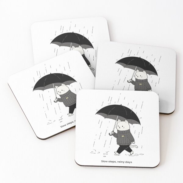 Item preview, Slow steps, rainy days designed and sold by alvin1002.