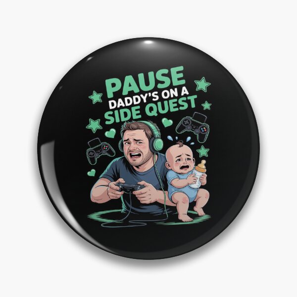 Item preview, PAUSE Daddy’s On a Side Quest - Gamer Dad Life Funny designed and sold by KingsLife1994.