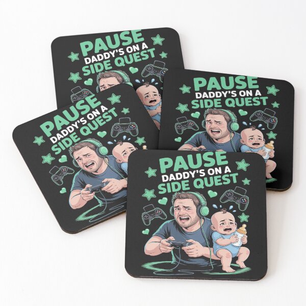 Item preview, PAUSE Daddy’s On a Side Quest - Gamer Dad Life Funny designed and sold by KingsLife1994.