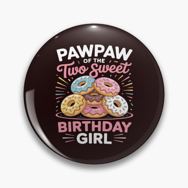 Artikelvorschau, Pawpaw Of The Two Süßes Geburtstagskind Donut 2. Geburtstag entworfen und verkauft von KingsLife1994.