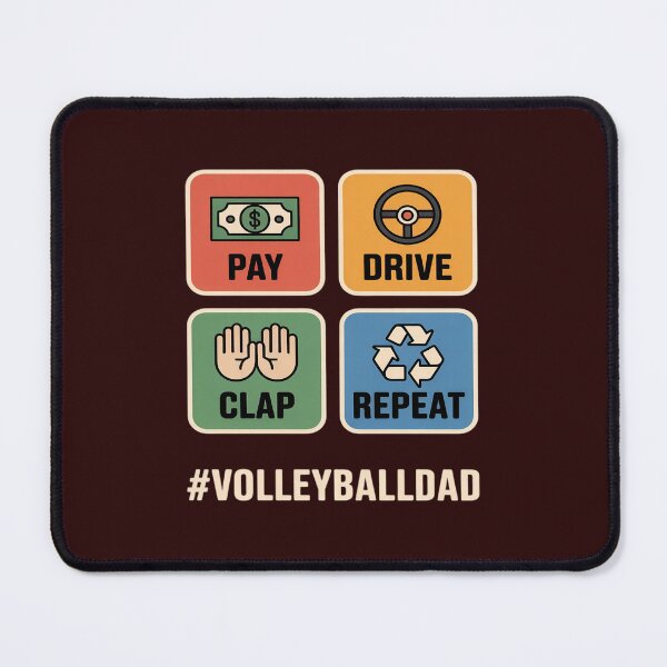 Item preview, Pay Drive Clap Repeat Volleyball Dad designed and sold by KingsLife1994.