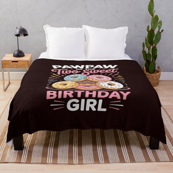 Item preview, Pawpaw Of The Two Sweet Birthday Girl Donut 2Nd Birthday designed and sold by KingsLife1994.