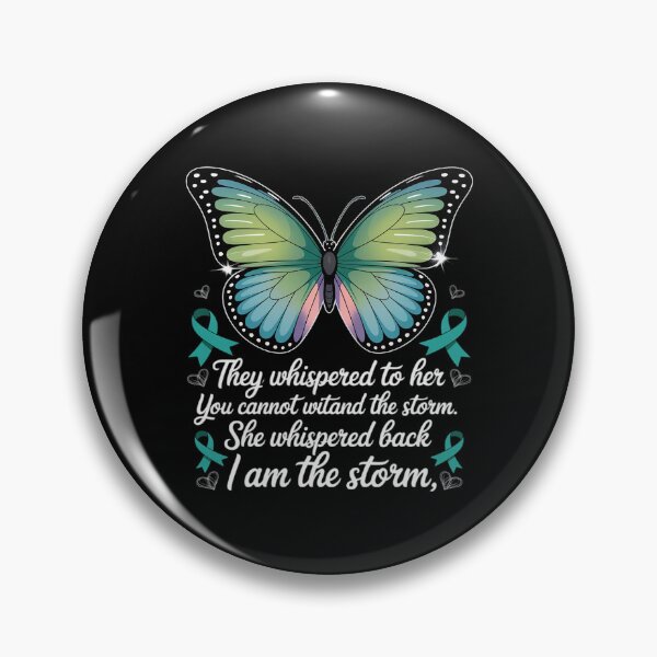 Item preview, PCOS Awareness Butterfly PCOS Fighter designed and sold by KingsLife1994.